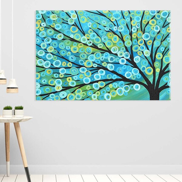 Tela Decorativa Arvore Painted