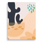 Tela Decorativa Cactos Abstratos - 30x40cm