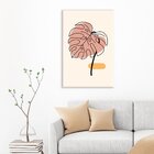 Tela Decorativa Costela De Adão Minimalista