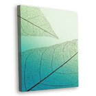 Tela Decorativa Desenho Folhas Verdes - 30x40cm