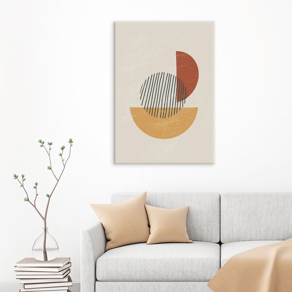 Tela Decorativa Elementos Geométricos Moderno