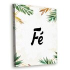 Tela Decorativa Fé - 30x40cm