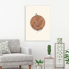 Tela Decorativa Flor Minimalista