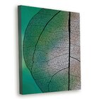 Tela Decorativa Folha Verde Degradê- 30x40cm