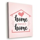 Tela Decorativa Home Sweet Home - 30x40cm
