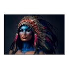 Tela Decorativa Horizontal Cultura Beleza Indígena