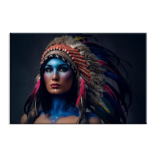 Tela Decorativa Horizontal Cultura Beleza Indígena