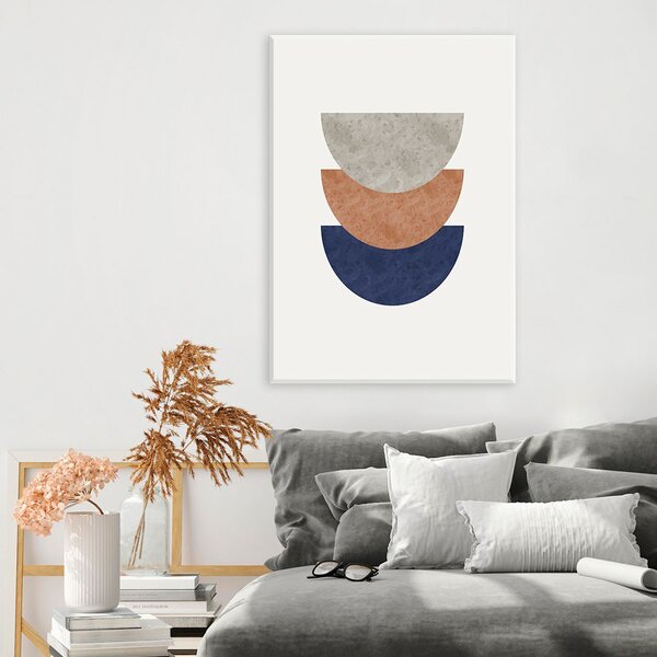 Tela Decorativa Lua Abstrata