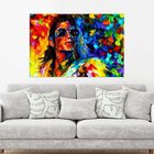 Tela Decorativa Michael Jackson Color