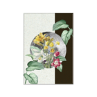 Tela Decorativa Mulher Floral Silver Moon And Plants