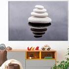 Tela Decorativa Pedras Do Equilíbrio Sombra