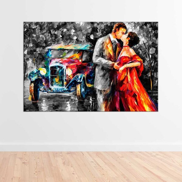 Tela Decorativa Pintura Casal