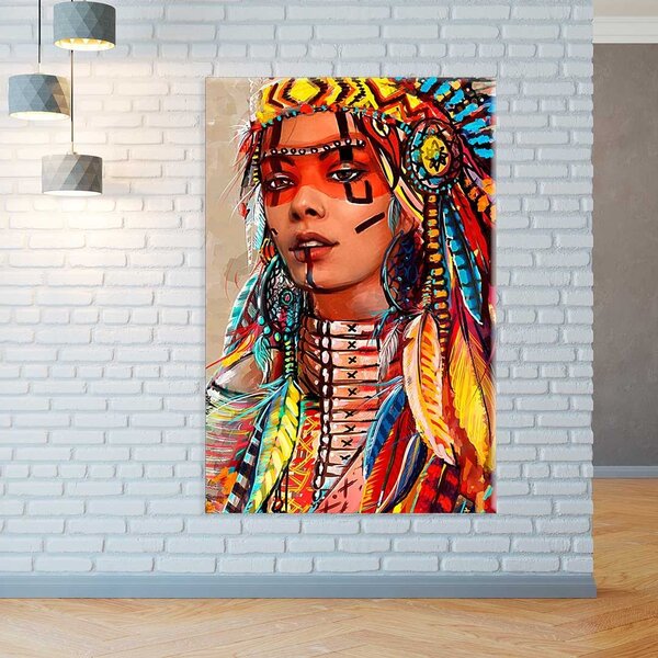 Tela Decorativa Pintura India