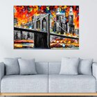 Tela Decorativa Pintura Ponte