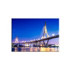 Tela Decorativa Ponte Em Bangkok Tailândia