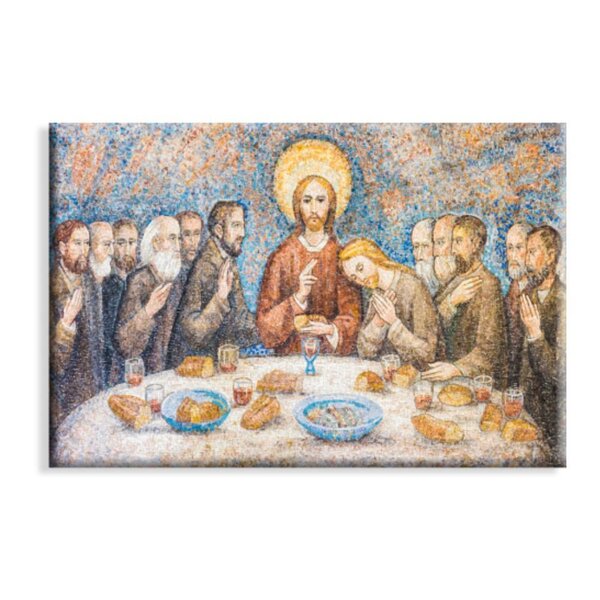 Tela Decorativa Religião Santa Ceia Abstrato