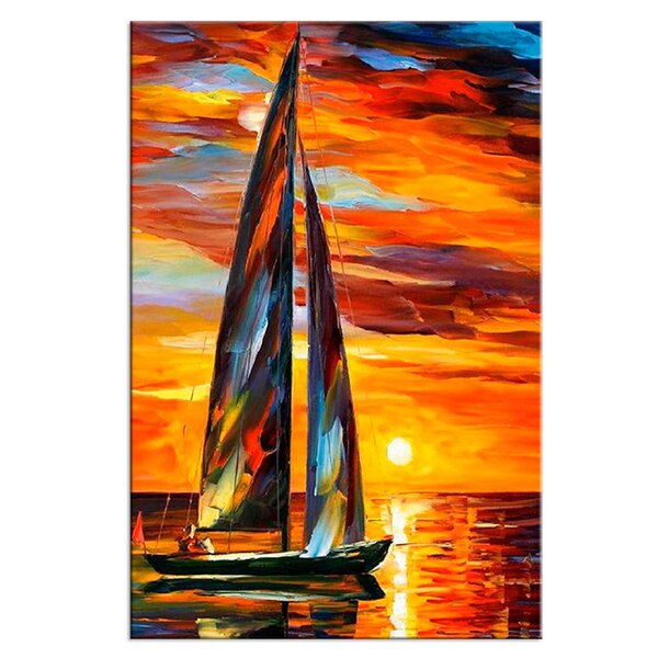 Tela Decorativa Sail Boat