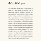 Tela Decorativa Slim Signo Aquário Bege