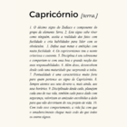 Tela Decorativa Slim Signo Capricónio Bege