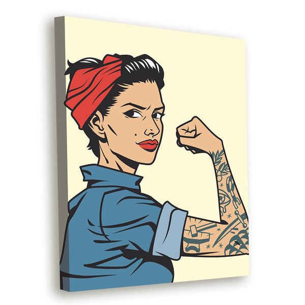 Tela Decorativa Women Empoderamento - 30x40cm