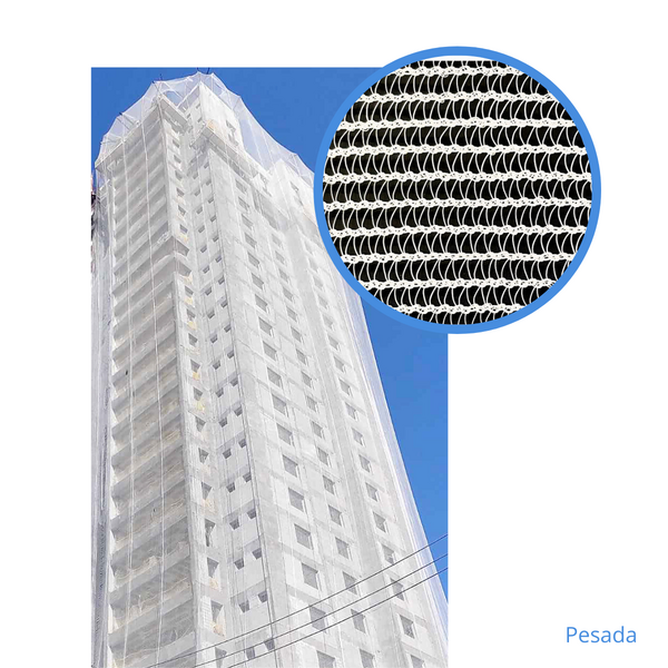 Tela Fachadeira Pesada Malha 4x1 Rolo Com 60 M²