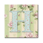 Tela Flower Background Home Light Blue 20 X 20 X 5 Cm