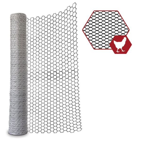 Tela Galinheiro 2" - Fio 23 - 1 80 X 25 Metros