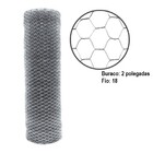 Tela Galinheiro Rolo 180cm Por 50 Metros Pinteiro Fio 18 Aves