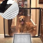 Tela Grade De Porta Cachorro Rede Pet Caes Cao Crianças Pared