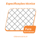 Tela Hexagonal Viveiro Galv. 1/2" Fio 26 1,50x50m Rino Agro