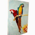 Tela Impressa Araras No Galho