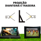 Tela Inflável Para Projeção Telão Cinema Área Externa 4,8m Im