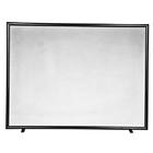 TELA LAREIRA TUBO RETA PRETA 80X60CM