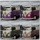 Tela Mdf Laqueada 4 Kombis Colorida 60 X 60 X 3 Cm