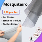 Tela Mosquiteira 1,20 Por 1mt Janela Ant Fibra De Vidro Rato