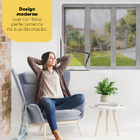 Tela Mosquiteira  Magnética Branca Para Janela 0,80x 0,80m