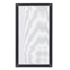 Tela Mosquiteira com Moldura Alumínio Preto para Janela 3 Folhas 0,60x1,50m Linha Vivace Artens