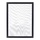 Tela Mosquiteira com Moldura Alumínio Preto para Janela 2 Folhas e Veneziana 3 Folhas 1,00x1,50m Linha Vivace Artens