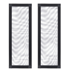 Tela Mosquiteira com Moldura Alumínio Preto para Janela 4 Folhas e Veneziana 6 Folhas 1,20x2,00m Linha Vivace Artens