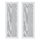 Tela Mosquiteira com Moldura Alumínio Branco para Janela 2 Folhas e Veneziana 3 Folhas 1,00x1,00m Linha Vivace Artens