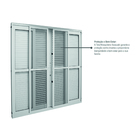 Tela Mosquiteira com Moldura Para Porta Balcão Alumínio 2,16x2,00m Sasazaki