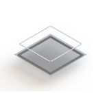 Tela Mosquiteira com Moldura Para Janela Alumínio 1,30x1,30m Udinese ASSA ABLOY