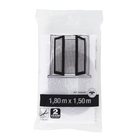 Tela Mosquiteira de Poliéster Branco com Fixação em Velcro 180x150cm