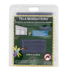 Tela Mosquiteira com Velcro Cinza 1,25x1,05m