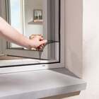 Tela Mosquiteira de Poliéster Preto com Fixação em Velcro 250x150cm