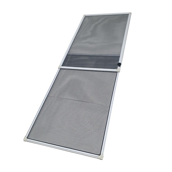 Tela Mosquiteira De Encaixe Branco Largura 40cm E Altura Regu