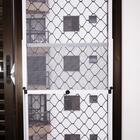 Tela Mosquiteira Em Alumínio - Altura Regulável - Fumê