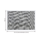 Tela Mosquiteira Extensível de Alumínio e Fibra de Vidro 50x70cm Artens