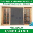 Tela Mosquiteira Magnética 160x210 Branca Grafite