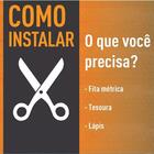 Tela Mosquiteira Magnética 90x90 Branca